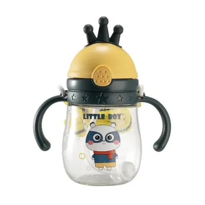 Botol Gelas Minum Bayi Anak Balita 250 ml 280 ml 300 ml Baby Sippy Training Cup Karakter Selang Sedotan Anti Kolik Gravity Ball Tanduk Rusa BPA FREE