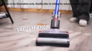 (23KPa) Vacuum-A-Way 2-in-1 Cordless Stick Vacuum Cleaner & Mop/ Floor Washer - Wet & Dry Cleaning 3 Speed Mode (Optional Dust Mite Brush & Stand)