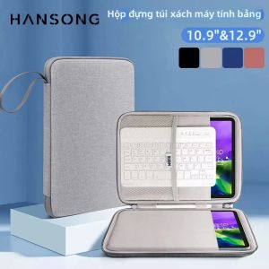 Túi Xách Máy Tính Bảng Đệm Cho Máy Tính Bảng 9-13 Inch Túi Đựng Du Lịch Chống Nước Chống Sốc Có Dây Đeo Cho iPad Air M3 11th