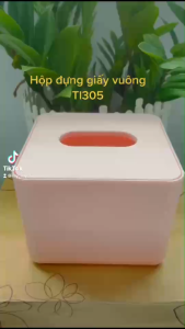 Hộp đựng khăn giấy vuông TL305