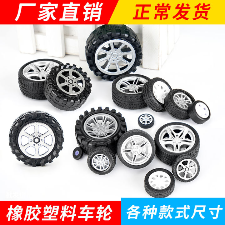 Model Wheel DIY Handmade Small Wheel 4WD Material Rubber Plastic
