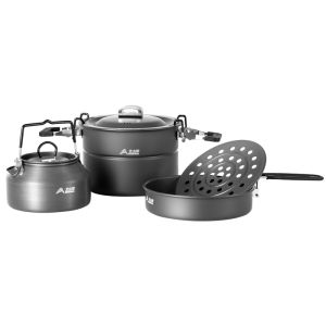 BSWOLF | Outdoor Camping Cooking Set Lightweight Integrated Pot