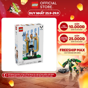 LEGO EDITIONS SPORTS 43015 Đồ Chơi Lắp Ráp 2-Trong-1 Huyền Thoại Bóng Đá Lionel Messi (958 Chi Tiết)