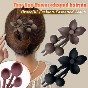 Large Bauhinia Hairpin for Women 2025 New High-End Back of the Head Clip Internet Celebrity Hot Style Headdress High-End Hairpin