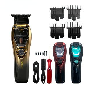 VGR | VGR Hair Trimmer Professional Clippers Cordless Haircut Machine Vector Motor 11000 RPM Travel Lock Trimmer for Men V-668C V-668T