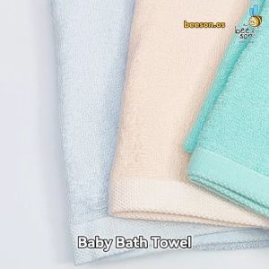 Beeson Tuala Mandi Bayi Lembut / Super Soft & Fast Absorbent Infant Baby Bath Towel Looped Cotton 96cm x 46cm 96035