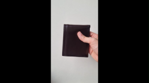 Ví Da Nam Ngang Lớn - Nappa Nâu 12x9.5cm - Hộp Đầy Đủ