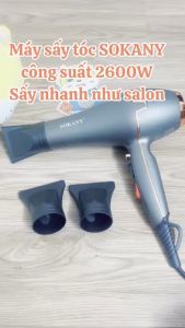 Máy sấy tóc SOKANY chính hãng công suất lớn phù hợp cho cả gia đình và salon tóc