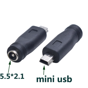DC Power Supply Converter Plug 5.5*2.1mm Female to Type-C Male Charging Cable for Mobile Phone Tablet Android Conversion Head