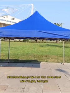 Updated+ Extensible Retractable Heavy-Duty Waterproof Folding Tent Suitable Parking Market Activity