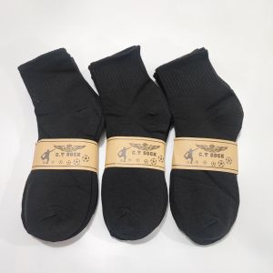 ถุงเท้าทํางานผู้ชายคอกลาง เนื้อผ้านิ่มใส่สบาย แพ็คละ 99 บาท 1 แพ็คมี 12 คู่พร้อมส่ง