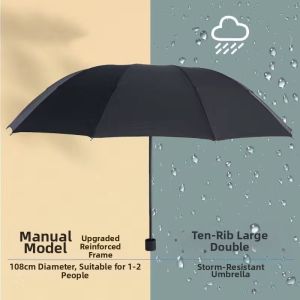 Ben.C | Large Wind-Resistant Sunproof Business Umbrella Foldable