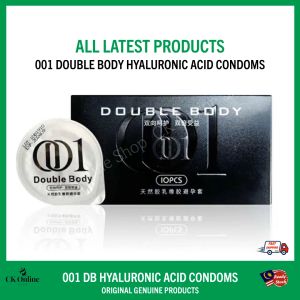 001 DB Double Body Ultra-Thin Condoms with Hyaluronic Acid 10-Pack