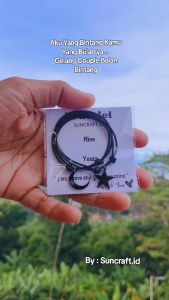 Gelang Couple Magnet Bulan dan Bintang