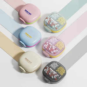 Packing Medicine Medicine Box Portable Small Medicine Dispenser Mini Medicine Reminder Box New Products Seven Days A Week.