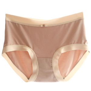 Comfortable High Waist Modal Cotton Underwear for Women with Anti-Bacterial Graphite Core No Trace Shorts Briefs