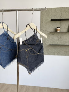 เสื้อกั๊กเดรสคอวีทรงเข้ารูปสไตล์เกาหลีสำหรับผู้หญิงในฤดูร้อนปี 2025 ทรงเข้ารูป ทรงเข้ารูป เสื้อผ้าทำงาน