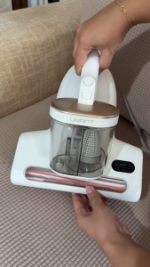 UWANT M600 Anti-Dust Mite Vaccum Cleaner 500W 18kPa Big Suction Power Metal Beater 5-Zone High Speed Tapping LED Dust Sensor Screen Hair Removal Strip UVC Light 65°C 3D Hot Wind Ultrasound Kill Mites Dual Dust Cup Design Anti Hair Curving