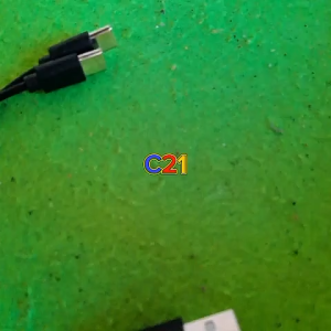 C21 KABEL DATA PENDEK POWERBANK DUAL USB TYPE C TYPE C TIPE 20 CM SUPER FAS  ORIGINAL KABEL DATA cas