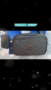 Túi Đeo Chéo Nam Thời Trang Sling MLB Newyork - Chất Liệu 100% Da PU Chống Thấm Nước | Full Tem Tag