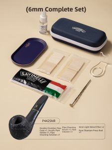 SAVINELLI | Mini Compact Blue Mouth Briar Wood Pipe Accessories