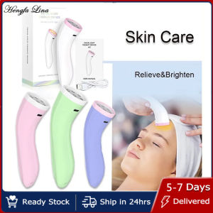 Hengfa Lina New RF UV Facial Led Red & Blue Acne Spot Treatment Home Use RF Beauty Device Equipment Wand Massager Face Light Therapy Machine