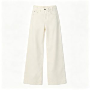 MANMI | Quần Jeans Ôm Dáng Rộng Cao Cổ