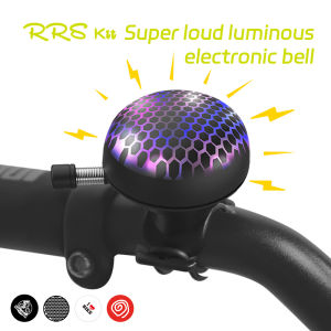 RRSkit | Rrskit Bicycle Electronic Bell Super Loud Luminescence Universal Kids Bike Decorative Horn MTB Road Bike Riding Gear