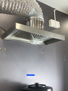 Range Hood For Kitchen Stainless Steel Range Hood Inverter With LED Light Range Hood Set Wall Mounted Exhaust Fan Set Kitchen Ventilator For Kitchen