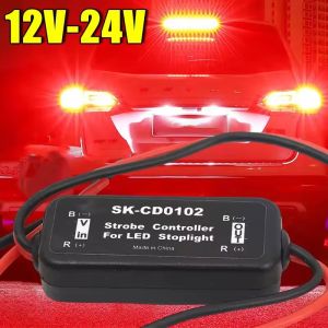 Flash Strobe Controller Flasher Module For Car LED Brake Stop Light Lamp 12-24V Short Circuit Protection Accessory