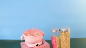 MLXG Wax Warmer Silicone Pot Adjustable Wax Heater Machine 400ml for Face Body Hair Removal