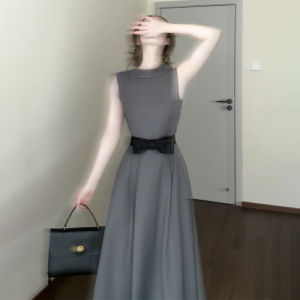 ZHENMANZI | French Style Elegant Slimming Summer Pretty Long Dress