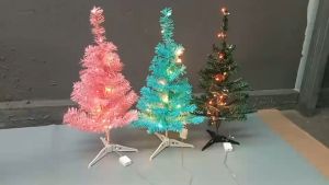 ต้นคริสต์มาส ต้นไม้ปลอม สายรุ้ง ของตกแต่งคริสต์มาส ไฟกระพริบ รุ่น3486 3965 3619 3987