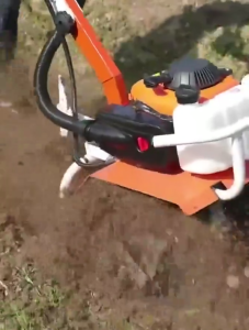 REAIM Tiller Cultivator Gasoline Powere Heavy-Duty The handcar Rotary cultivator 2-Stroke high power agricultural  micro-tiller diesel cultivator