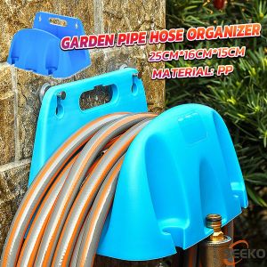 Seeko Wall Mount Garden Pipe Hose Organizer Tool Water Sprayer Hose Connector Storage Rack