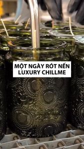 Nến thơm phòng 3 bấc Chillme sáp đậu nành candles decor trang trí quà tặng thư giãn