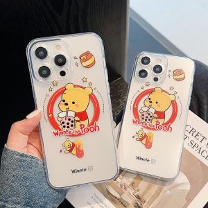 Magsafe เคสโทรศัพท์แม่เหล็กวินนี่เดอะพูห์การ์ตูนน่ารักเคสสำหรับไอโฟนโทรศัพท์กันกระแทก16ProMax 15ProMax 14ProMax 13ProMax 12ProMax Winnie สำหรับ iPhone 16 15 Plus 14 12 11 13 Pooh เคสโทรศัพท์สำหรับ iPhone 16Pro 15Pro 14Pro 13Pro 12Pro