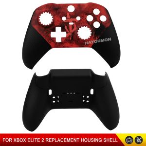 NEW Faceplate Back Case For Xbox One Elite Series 2 Controller Replacement Housing Shell For XBOX One Elite 2 Top Bottom Cover