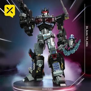 Optimus Prime Hiệp Sĩ Biến Hình Đèn LED Robot Biến Hình Khối Xây Dựng Người Lớn Sưu Tập Nhân Vật Hành Động Bộ Mô Hình 2045 Chiếc