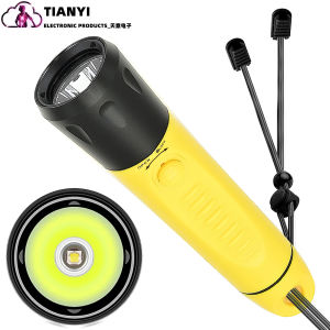 Diving FlashlightProfessional Dive Light1800 Lumens IPX-8 Waterproof Flashlight100m Underwater Flashlight5500K White Light