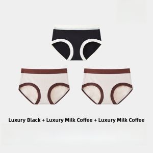 HUACHENGSHI | Antibacterial Pure Cotton Seamless Womens Underwear Sports Triangle Shorts Mid Waist Large Coverage Comfortable Breathable