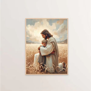 1000PCS Jigsaw Puzzle Jesus Praying Shepherd Bible Verse Christian Art For Adults Family Fun Relaxing Brain Teaser Gift