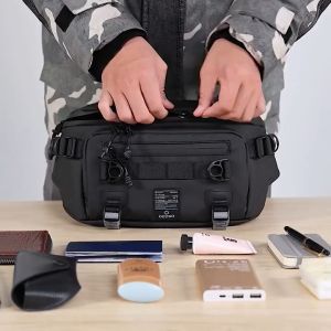 กระเป๋าวิ่งปั่นจักรยานกีฬา - กระเป๋ากระเป๋าเดินทางหน้าอกผู้ชายกันน้ำคุณภาพสูงและใหม่