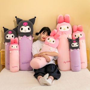 60-100cm Long Kuromi Pillow Plush Toy SanrioDoll Soft Cute Melody Stuffed Toy For Girls Huggable Nap Pillow Bed Sleep Pillow Birthday Gift For Kid Girls