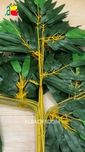 DF daun hias bambu kuning isi 1 lusin artificial B8296-LS