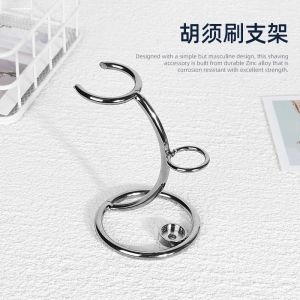 Classic Manual Shaving Set with Soap Bowl Stand Old Fashioned Razor Holder Soft Bristle Beard Brush Holder Mens Grooming Tools