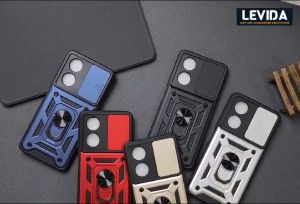 Oppo A58 4G Case Robot Slide Ring Kamera Case Slide Kamera Protect Oppo A58 4G