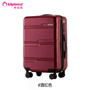 Diplomat Large Capacity Travel Suitcase Password Box Pullman Boarding Box 24 Inches Mens Travel Bag Fashionable Trendy Style
