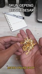 PAKET 100 PCS Skun Gepeng Cewek Female / Soket Motor / Skun Motor / Skun Kabel Motor