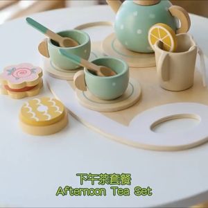 MALOTOYS - Kabi Cake Pop Shop Tea Set Prented Play Mainan Dapur Kayu Anak Tempat Kue Kitchen Wood Food Dessert Donut Cupcake Malo Toys